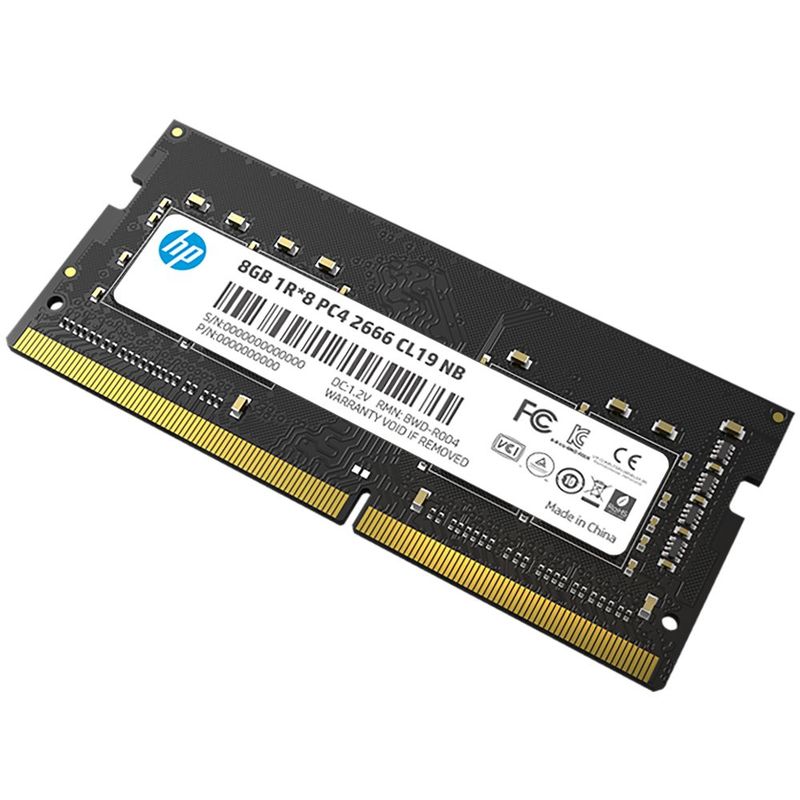 MEMORIA DDR4 HP S1 8GB 2666 MHZ SODIMM 7EH98AA
