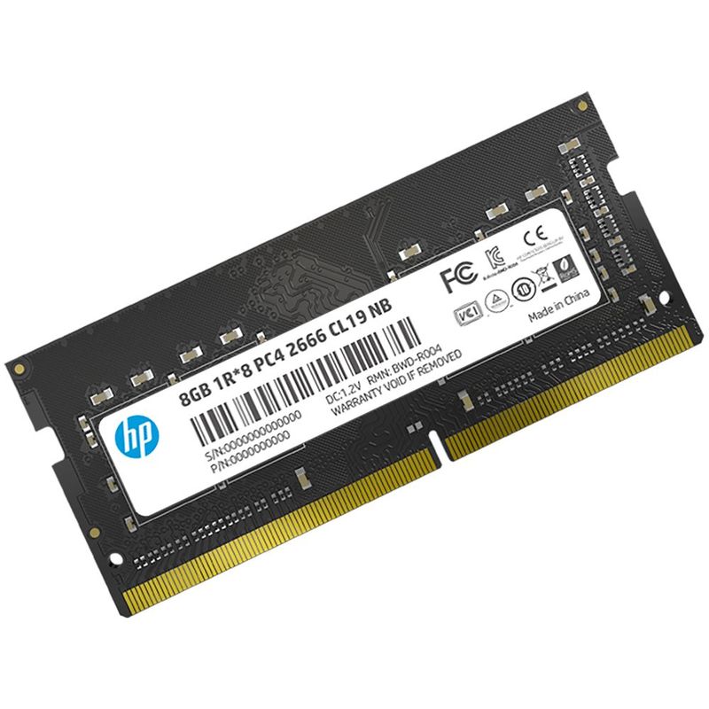 MEMORIA DDR4 HP S1 8GB 2666 MHZ SODIMM 7EH98AA