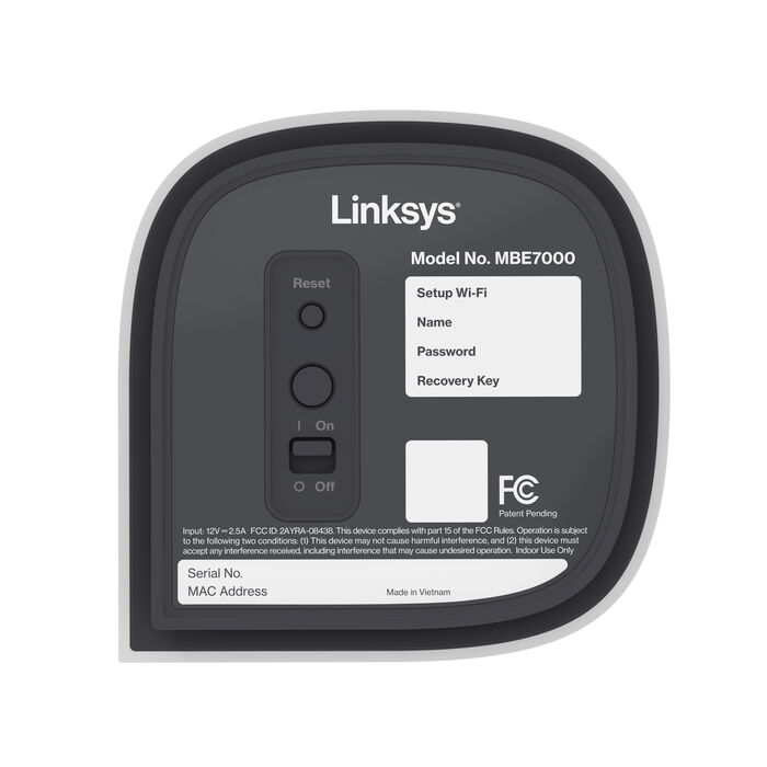ROUTER LINKSYS VELOPPRO 7TRI-BAND MORE 10GB COGNITIVE MESH 1PK MBE7001