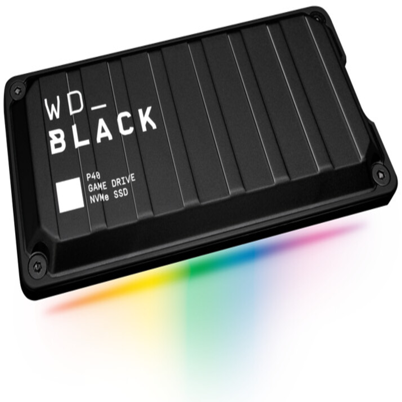 UNIDAD SSD EXTERNO WD BLACK P40 2TB RGB (WDBAWY0020BBK-WESN)