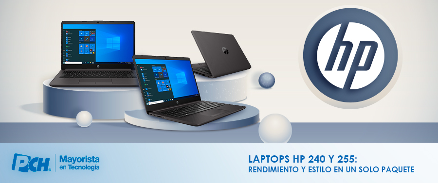Laptops HP 240 y 255: Rendimiento y Estilo en un Solo Paquete